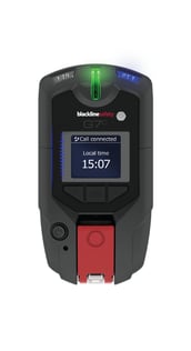 Gerät für allein arbeitende Personen, das einen Anruf vom SOC von Blackline empfängt