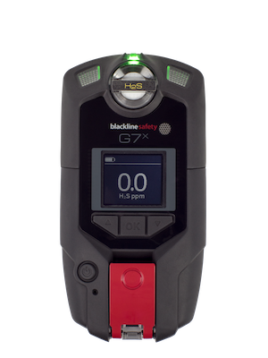 G7x-Frontseite mit Ein-Gas-H2S-Kartusche