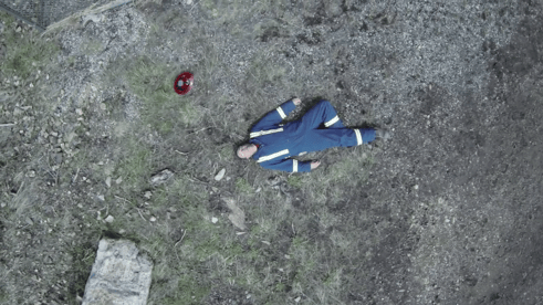 hombre caído seguridad industrial