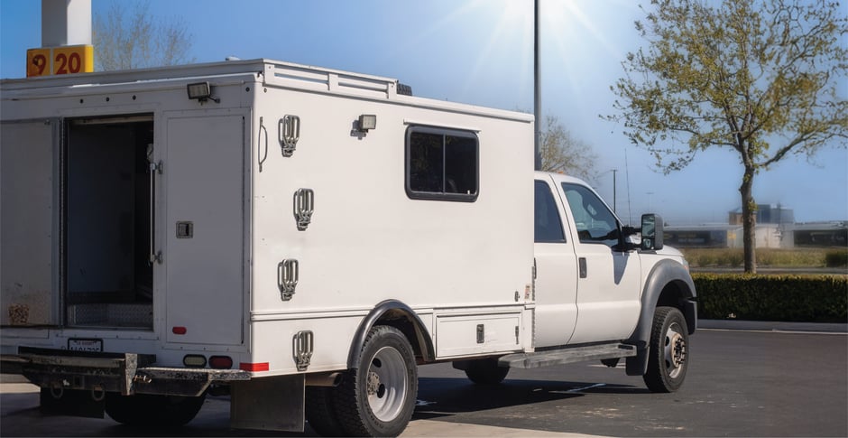 Marco was working alone and got stuck in the back of a truck on a hot day. Luckily he had his Blackline Safety Lone Worker device and could call for help.