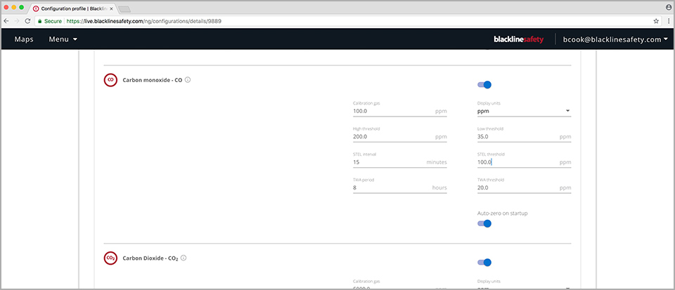Les limites d'exposition professionnelle pour la détection des gaz ont changé.
