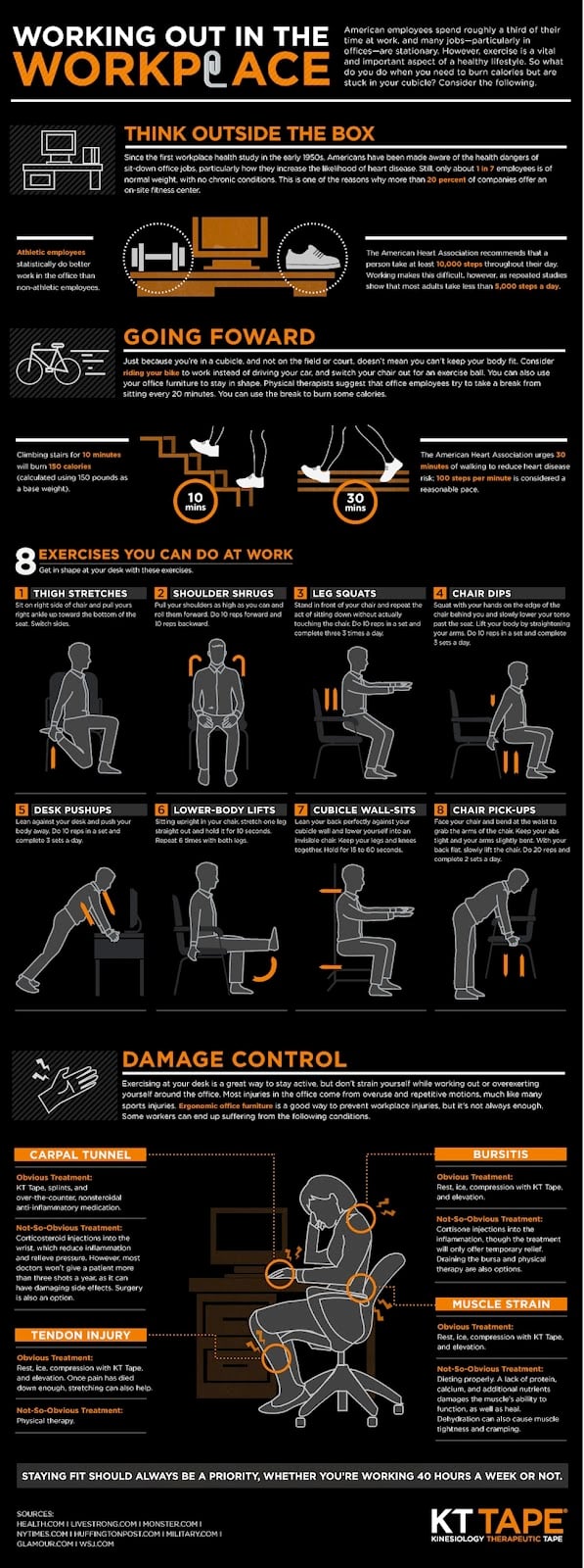Working Out in The Workplace by Mashable