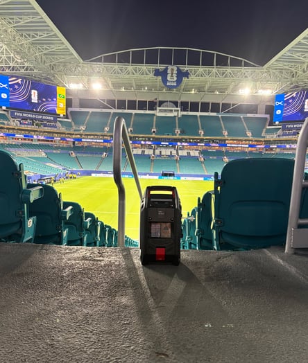 Blackline Safety's EXO 8 protecting the crowds at the 2026 FIFA World Cup.