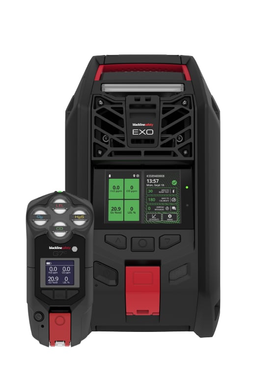 Blackline Safety's EXO 8 area monitor and G7 wearable gas detector