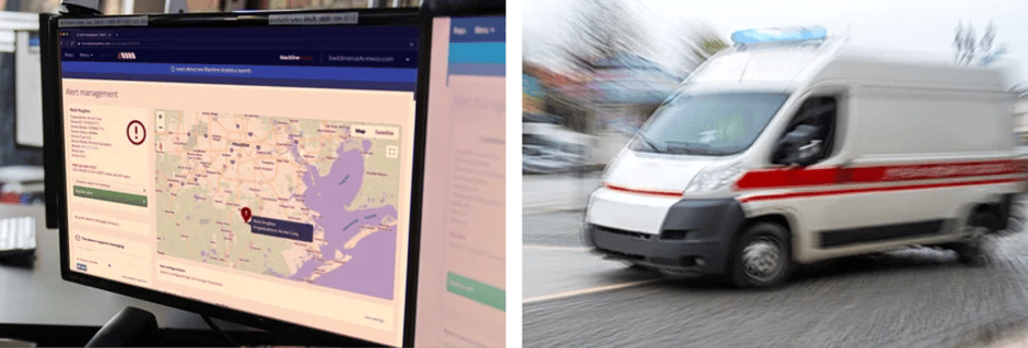 Blackline's safety operations center had real-time location data and helped emergency response get to the scene faster.