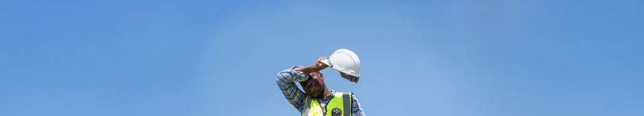 Mike fights heat stroke and Blackline helps support and send emergency response.