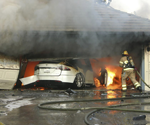 Electric Vehicle Fire-hazmat