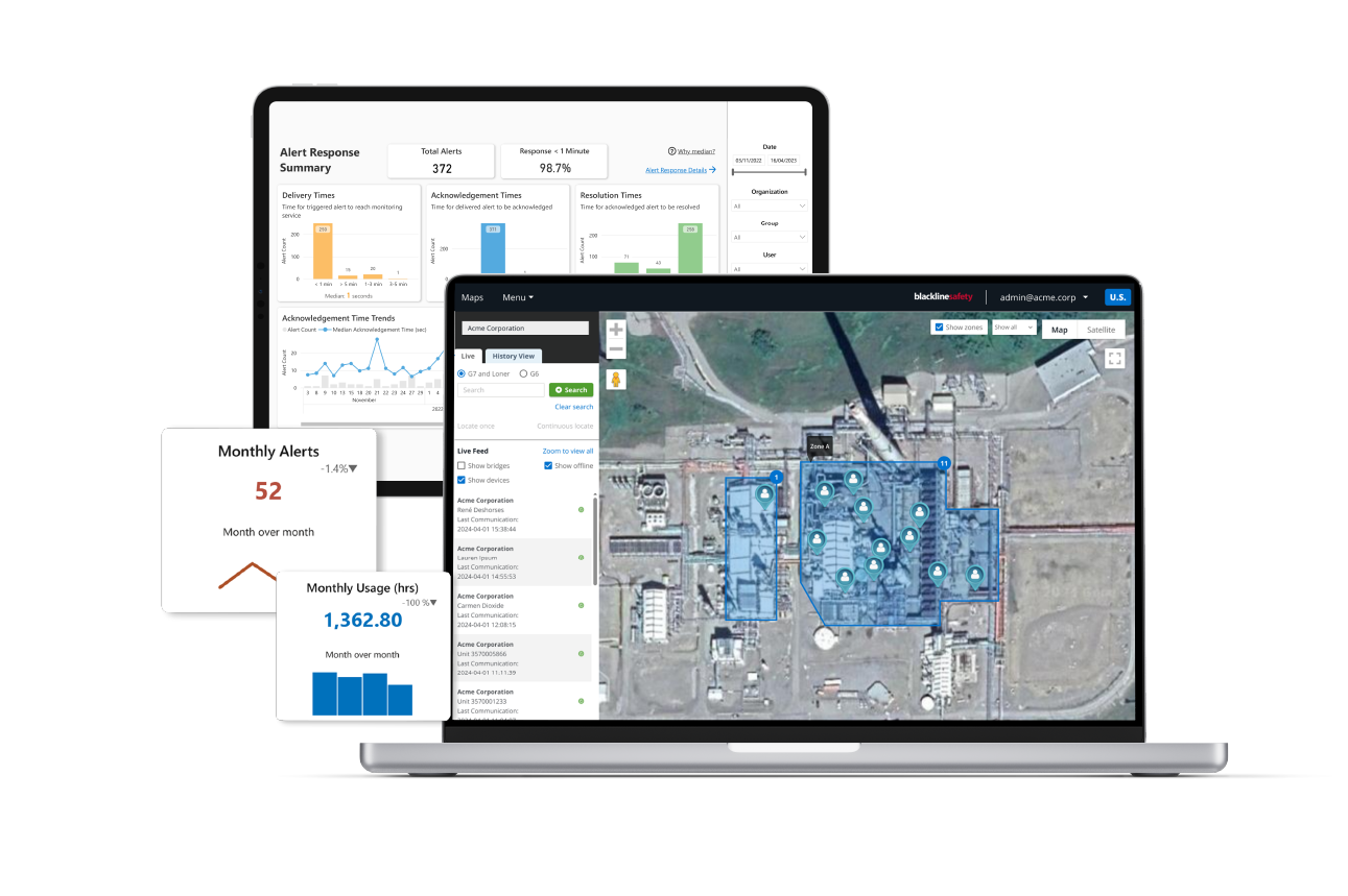 G7x Satellite Gas Detector & Lone Worker Device | Blackline Safety
