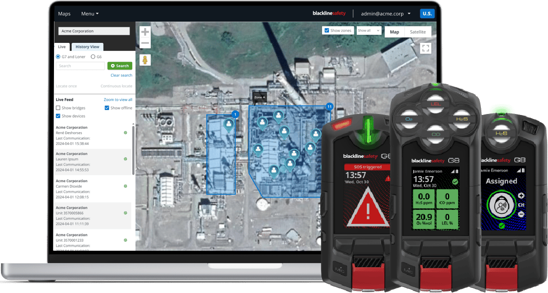 Personal Gas Detection Monitors | Blackline Safety