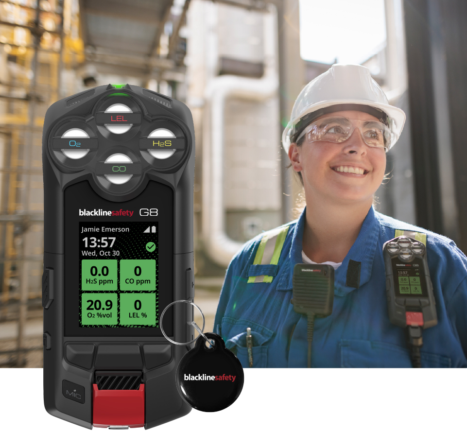 G8 Portable Single/Multi-Gas Detector | Blackline Safety