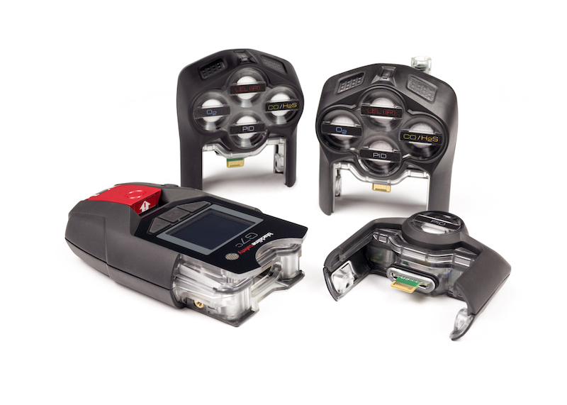 G7 con tres cartuchos de cinco gases con PID