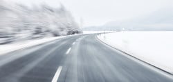Gevaarlijk rijden in de winter