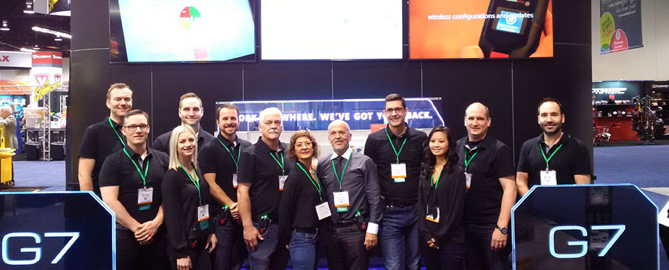 Il Blackline Safety Il team che ha lanciato la sicurezza connessa G7 al Congresso ed Expo NSC