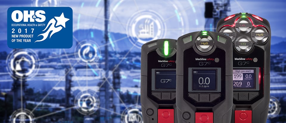 G7 wireless gas monitor and lone worker safety devices