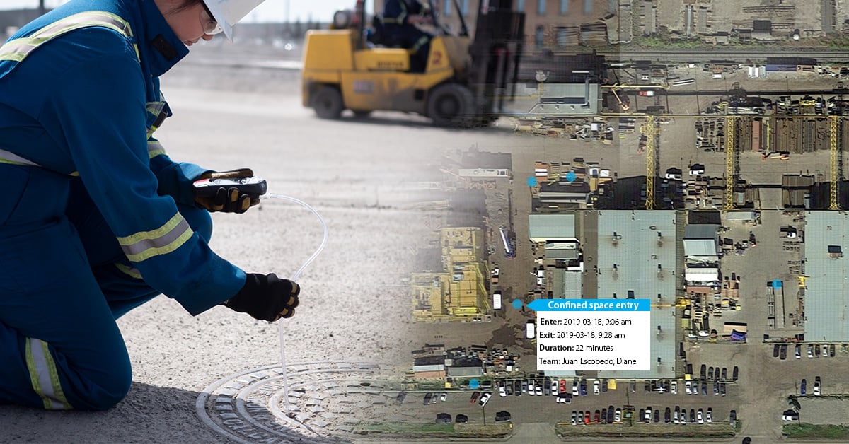 Rilevatore di gas per l'accesso a spazi confinati