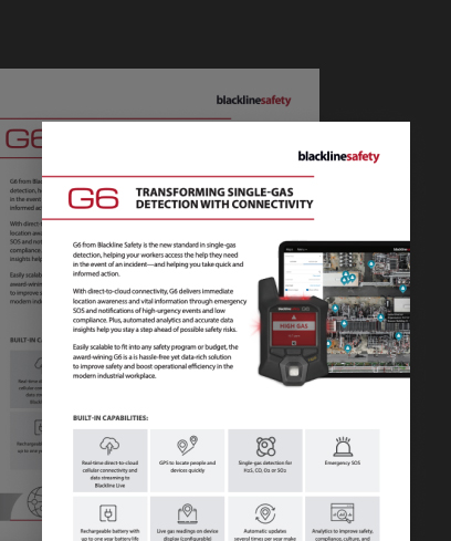 Connected Safety Gas Detection and Lone Worker brochure