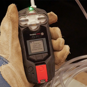 gas detection pump confined space entry